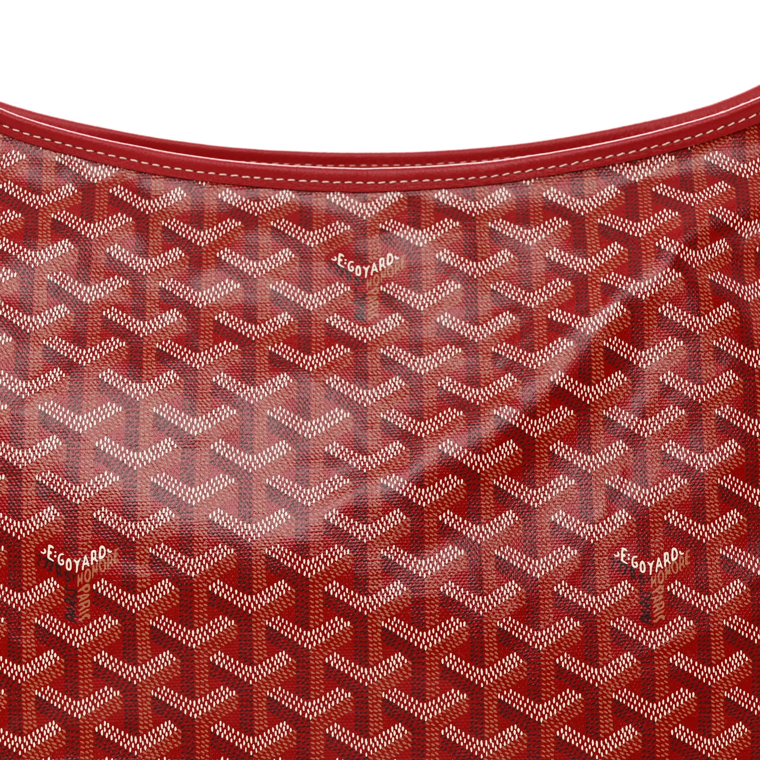 Goyardine Boheme Hobo Red