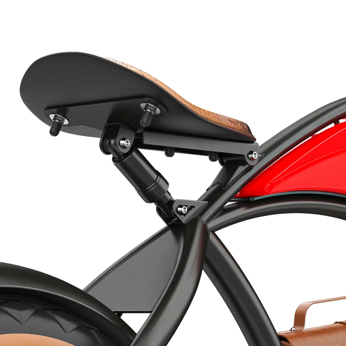 B10 Electric Mountain Bike for Men/Woman 1000W Adult Electric Bicycle 20" Fat Tire Off Road E-bike with Removable Battery up to 28 mph,Free Shipping, Red - Image 6