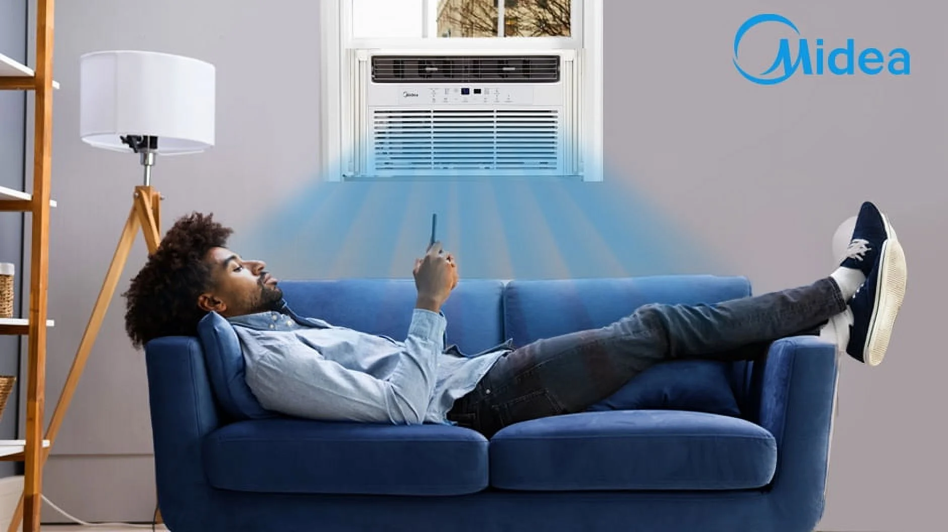 Midea 5, 000 BTU 150 Sq Ft Mechanical Window Air Conditioner, White, MAW05M1WWT, New