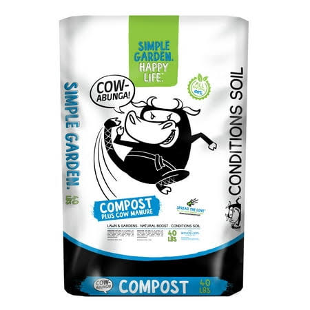 Lowe's Compost Plus Cow Manure Organic Garden Soil - 40 lb