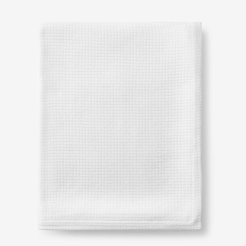 Cotton Weave Blanket - White Size Full | The Company Store