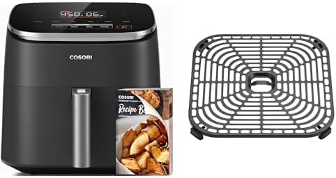 Friteuse à air COSORI 9 en 1 Compacte et Grande Capacité de 6 pintes Modes Turbo Rapide Chaleur précise pour des résultats uniformes
