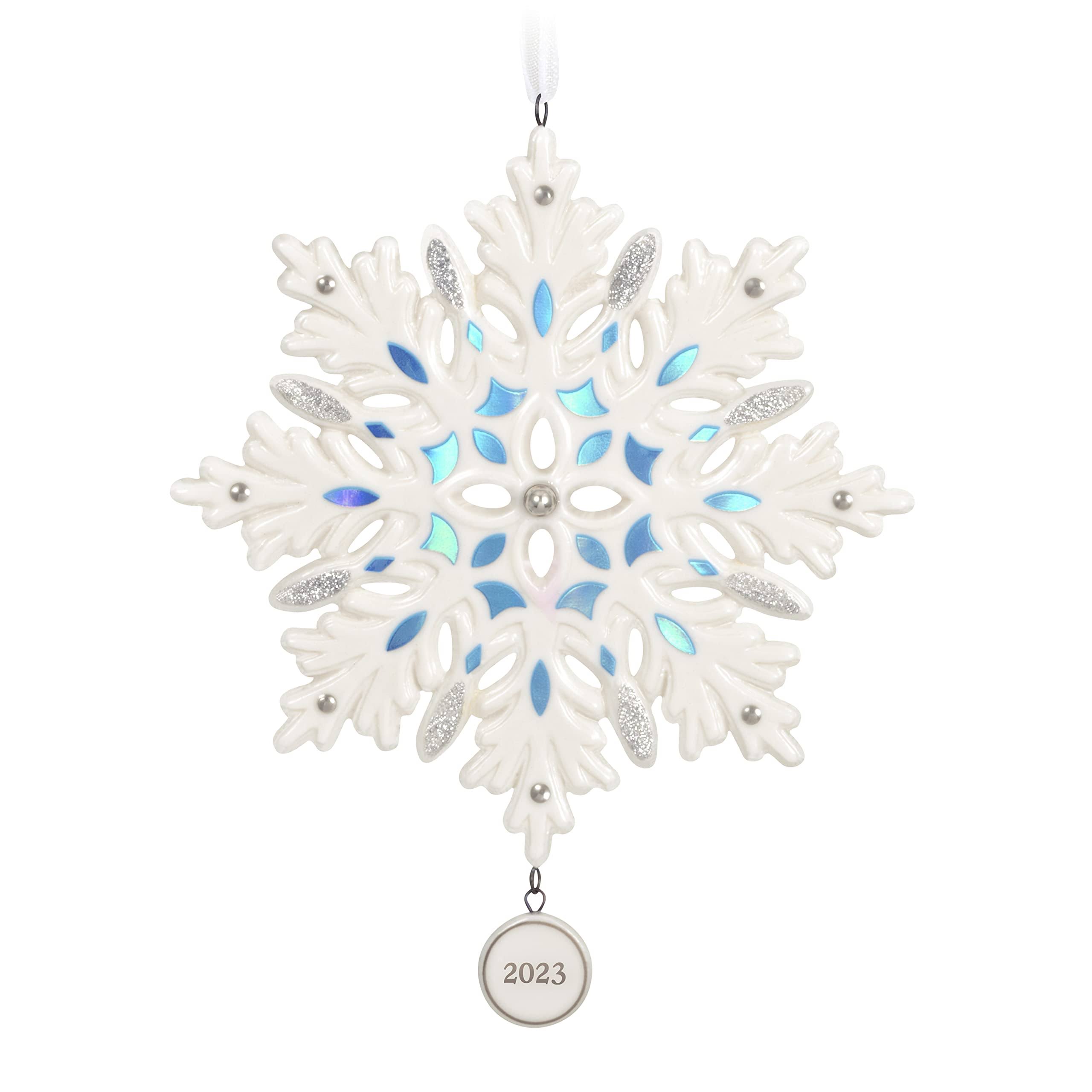 Hallmark Snowflake 2023 Porcelain Keepsake Christmas Ornament