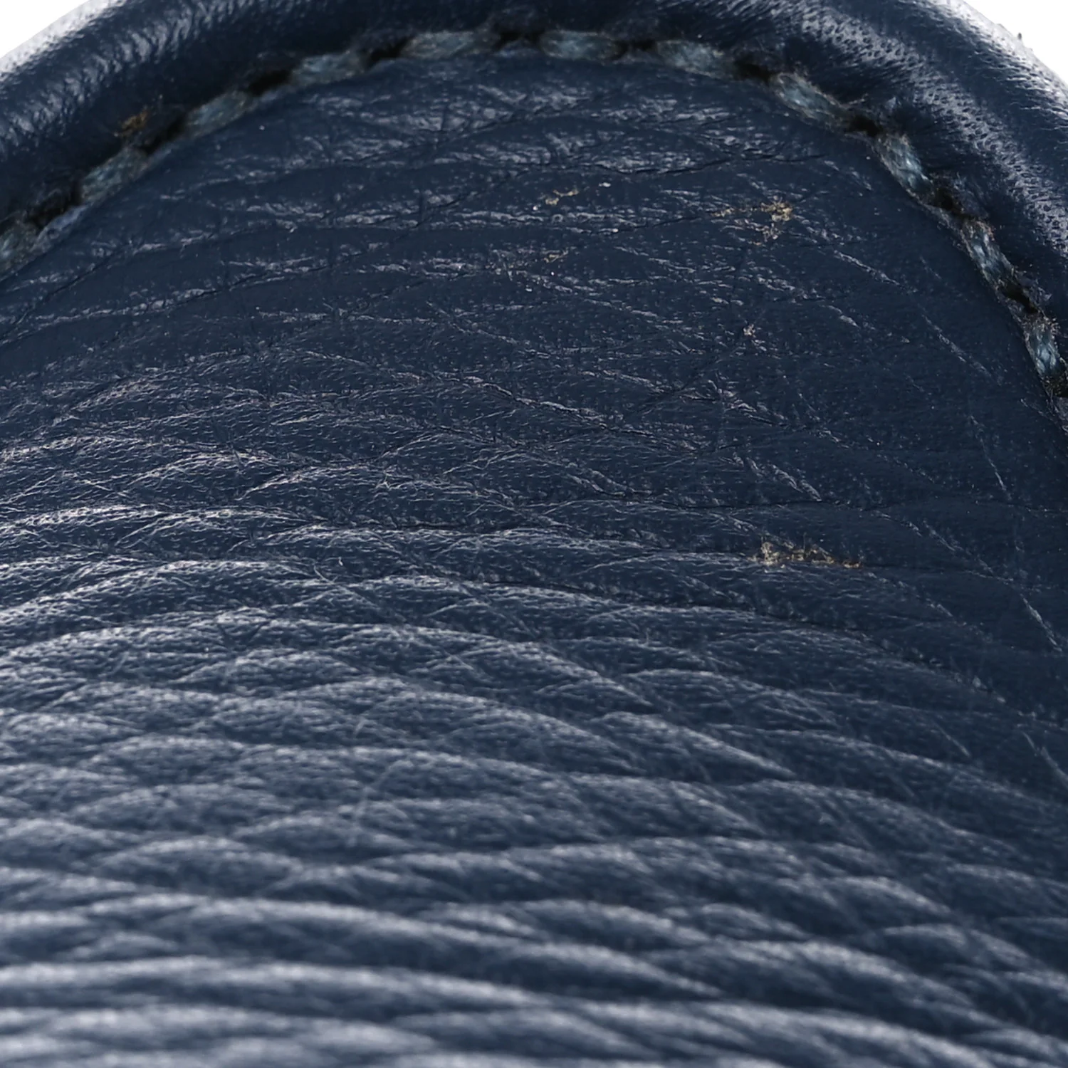 Road Calfskin Web Mens Horsebit Driver Loafers 9 Maritime