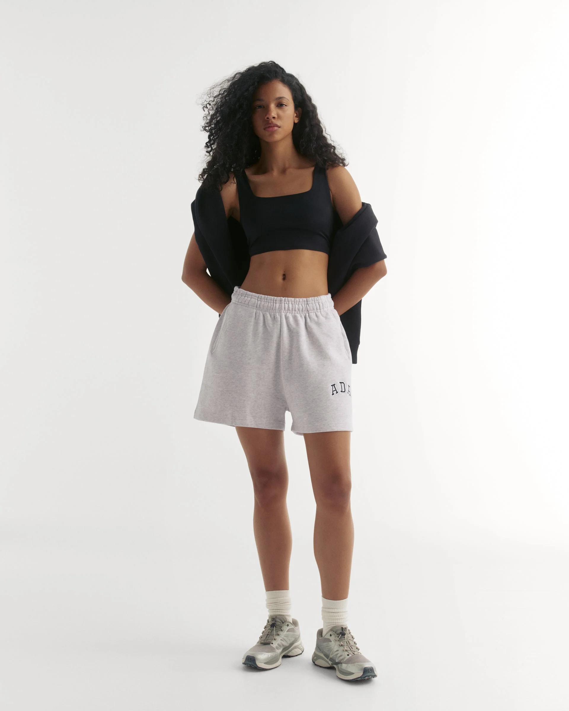 ADA Sweat Shorts - Light Grey Melange