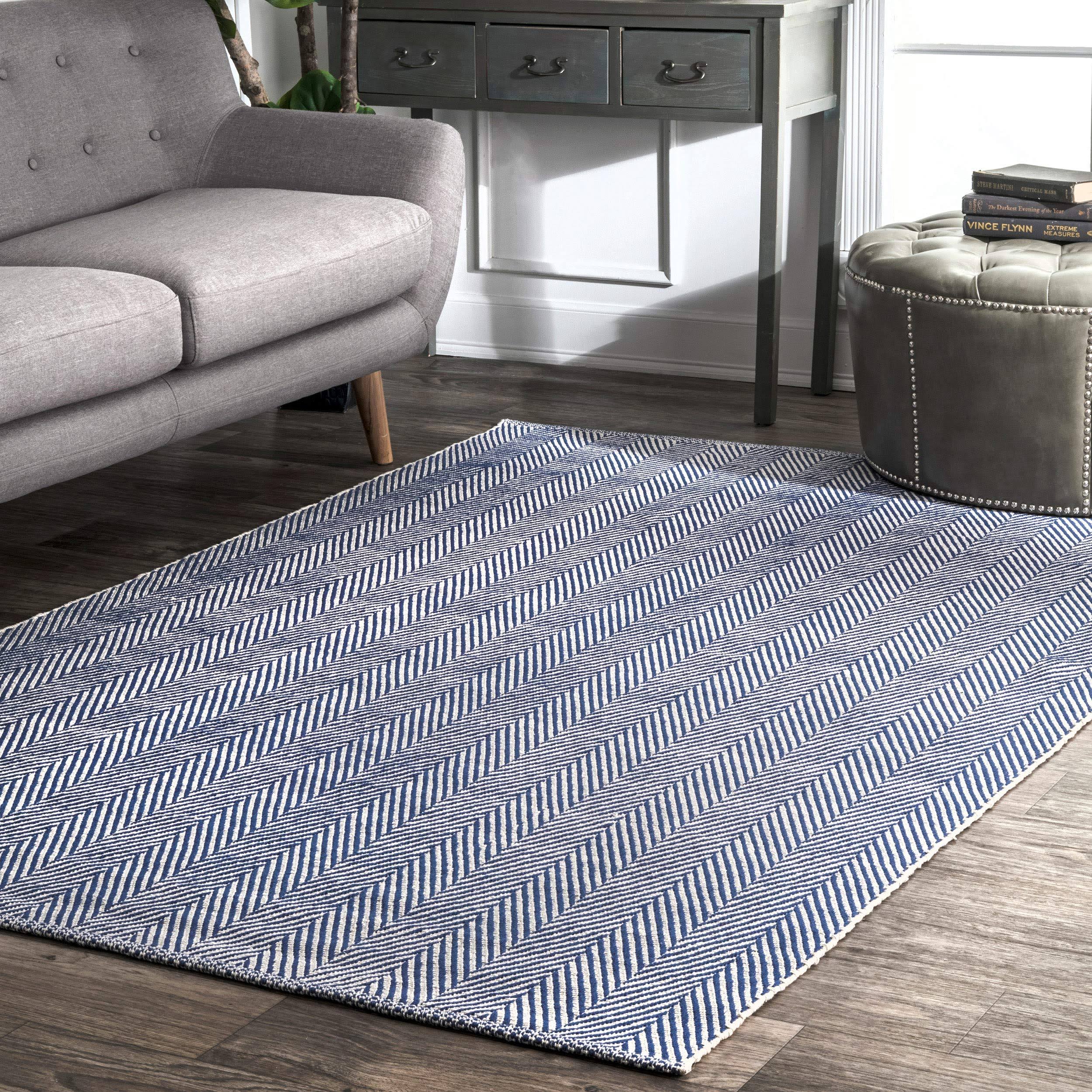 nuLOOM Kimberely Navy 4' x 6' Area Rug