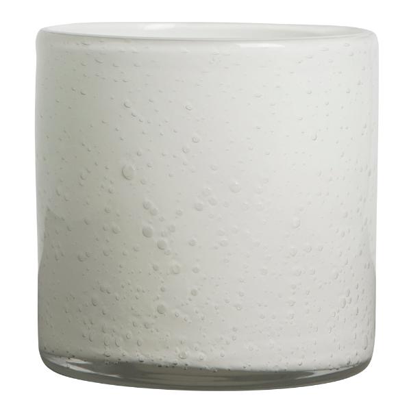 Calore vase/lyslykt 15x15 cm hvit