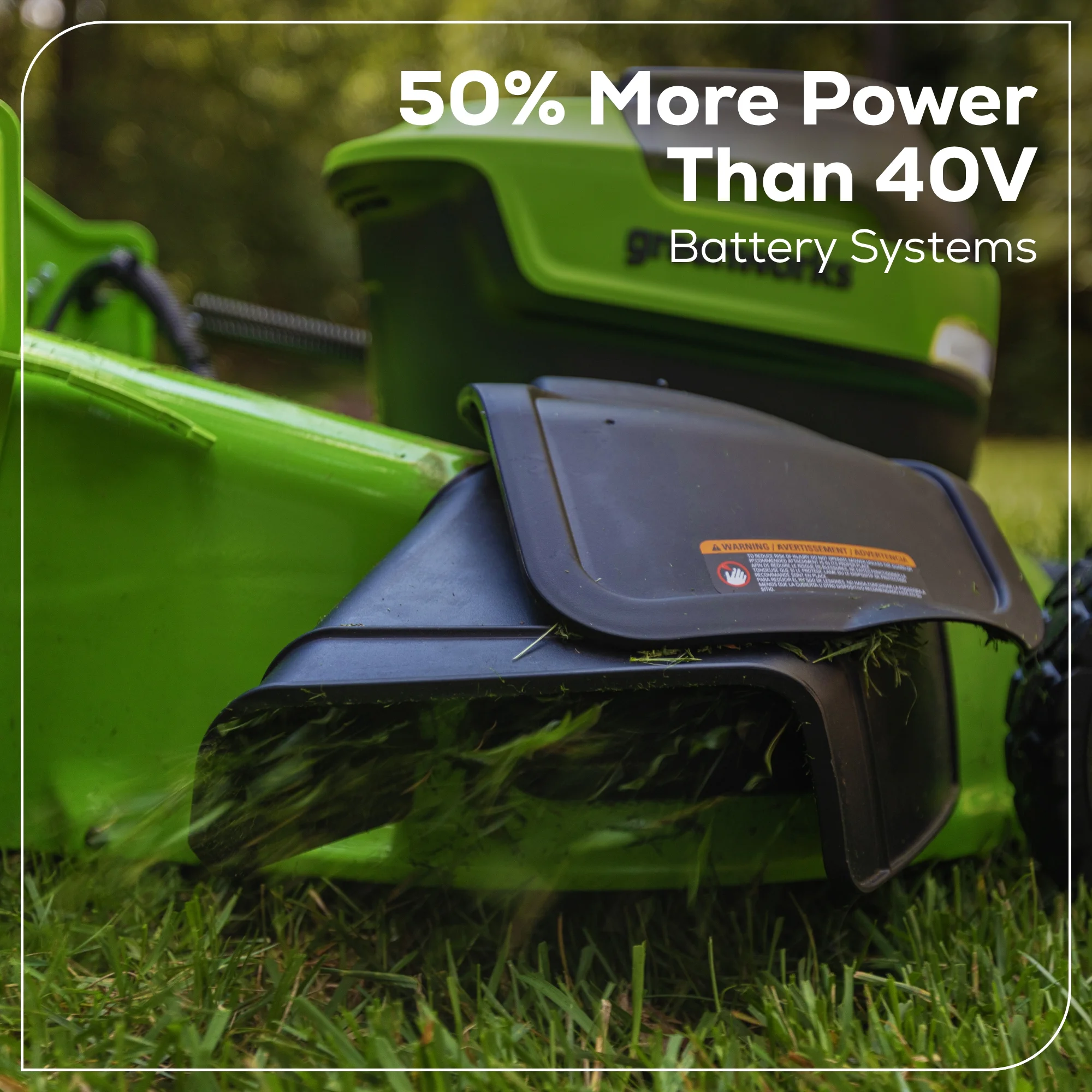 60V 21" Push Lawn Mower + (1) 5.0 Ah Battery Charger 2546502 - Image 7