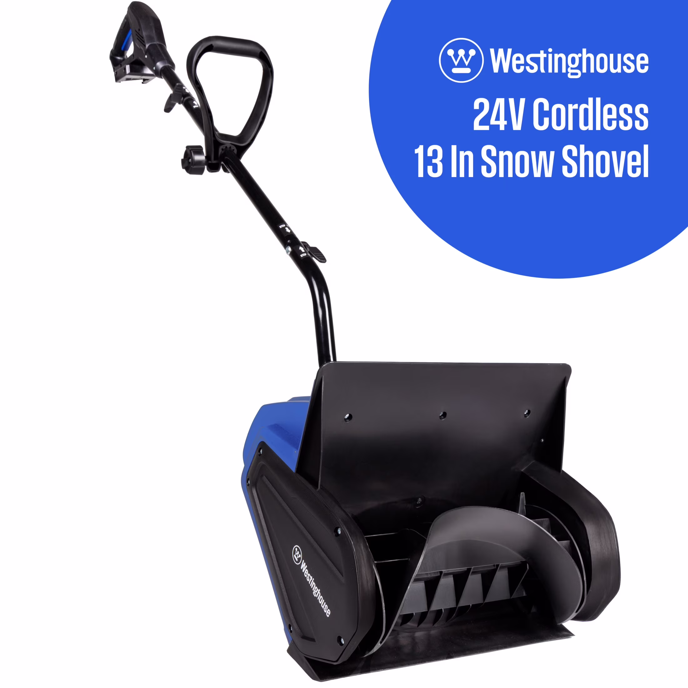 WSnow13ST 24V Cordless Snow Shovel 13 Inch Tool Only, Electric Snow Shovel with 20ft Throwing Distance, plows 300lbs/min (24V Battery Charger Sold Separately)