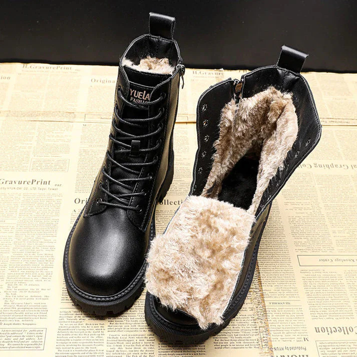 Delphine – Bottes d'hiver noires pour femmes