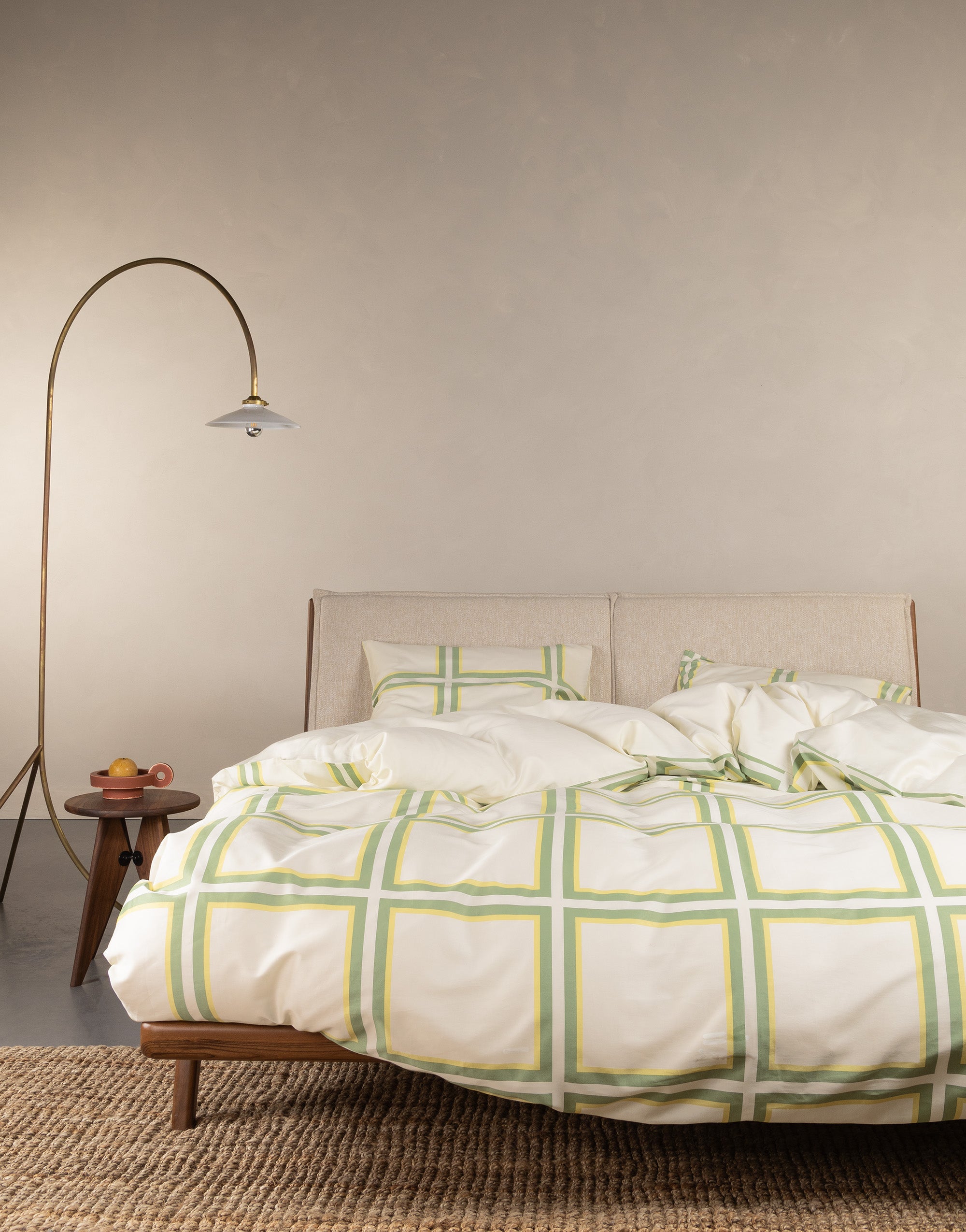 Essenza Luca Dekbedovertrek 200 x 200 220 cm - Basil Green