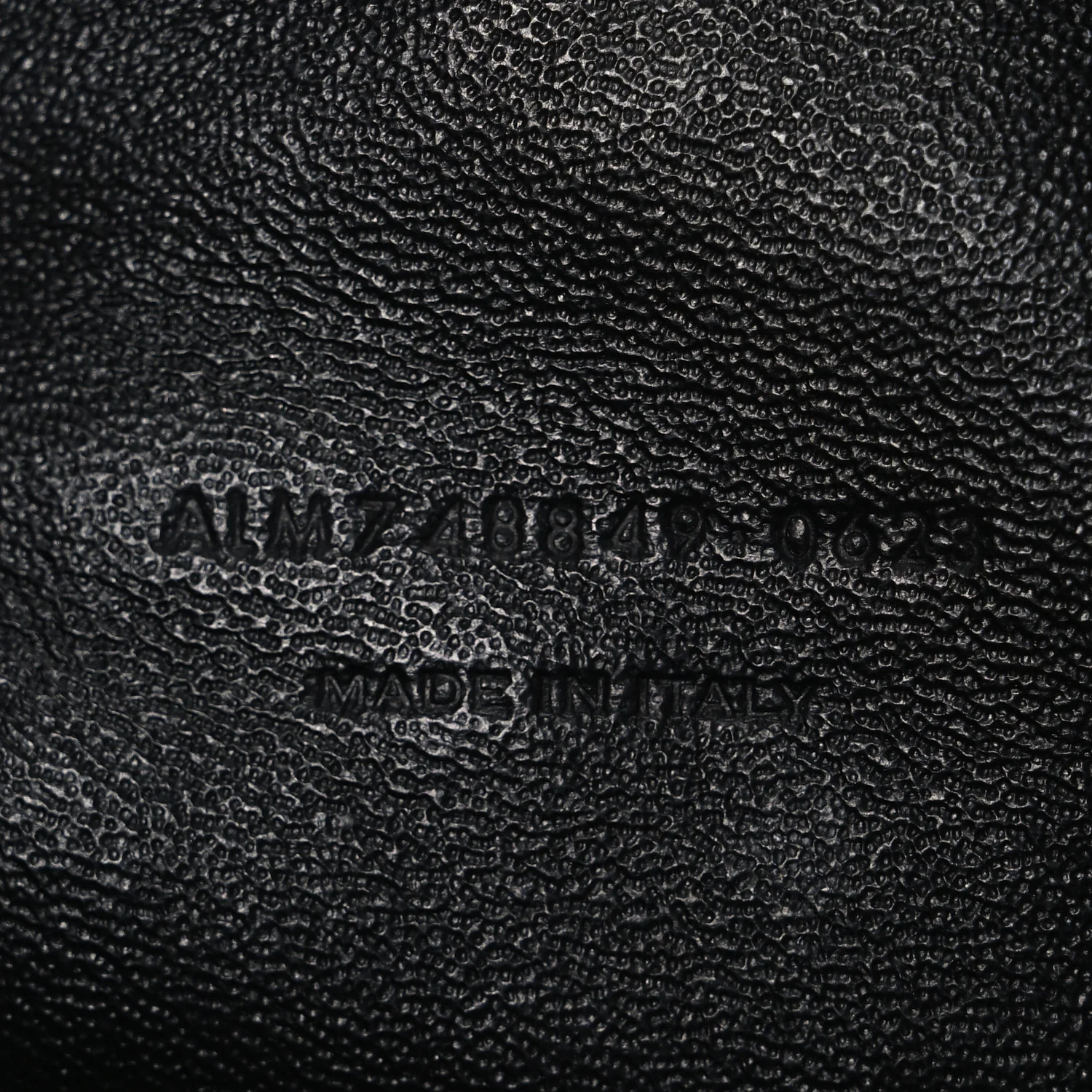 Calfskin Matelasse Monochrome Monogram Mini Lou Camera Bag Black