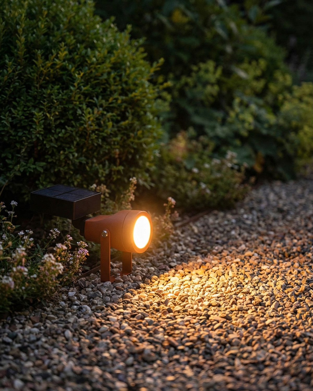 Lythea - Foco Solar LED Exterior de Aluminio Lythea