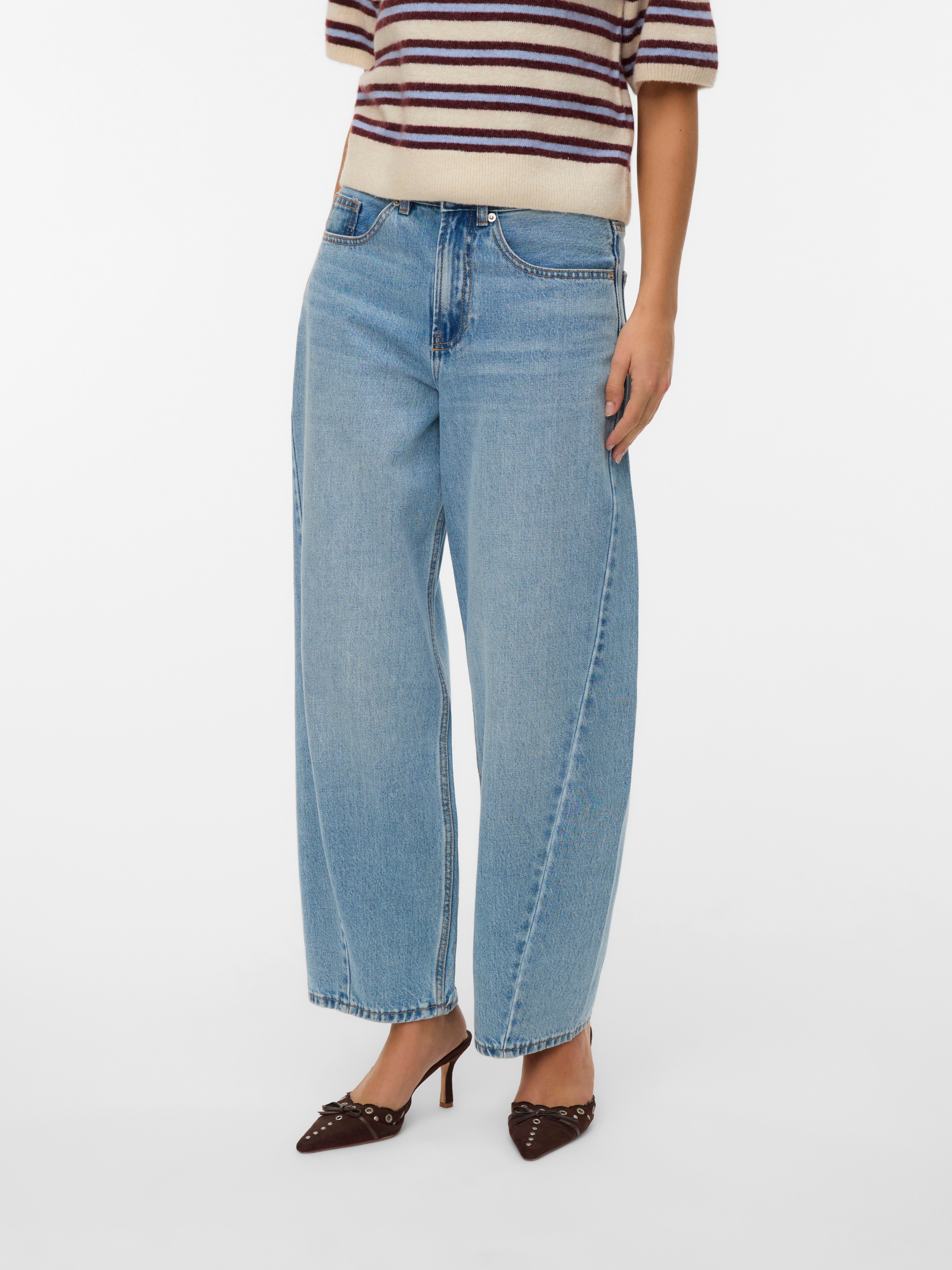 VERO MODA® VMZELDA High rise Barrel Fit Jeans
