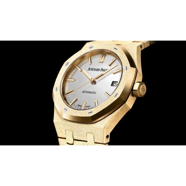 [Super Clone]Audemars Piguet Royal Oak Frosted Gold Selfwinding Ref. # 15454BA.GG.1259BA.02