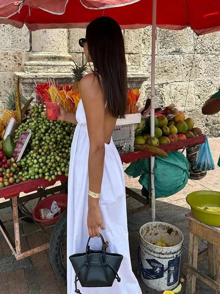Sophie Paris | Robe longue d’été à fines bretelles