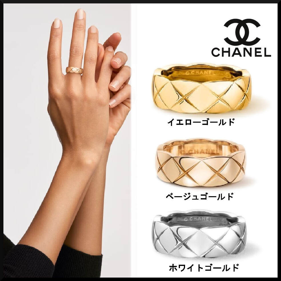 上品☆CHANEL ココ クラッシュ コレクションリングミディアム18K