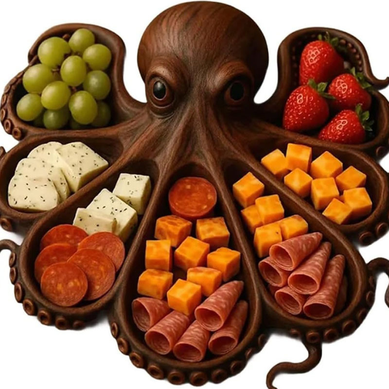 New Octopus-shaped Charcuterie Platter Tray
