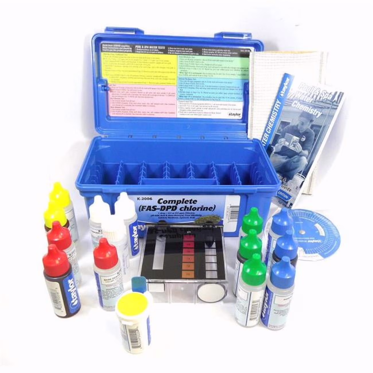 Taylor Technologies K2006 Complete Chlorine Pool & Spa Water FAS - DPD Test Kit