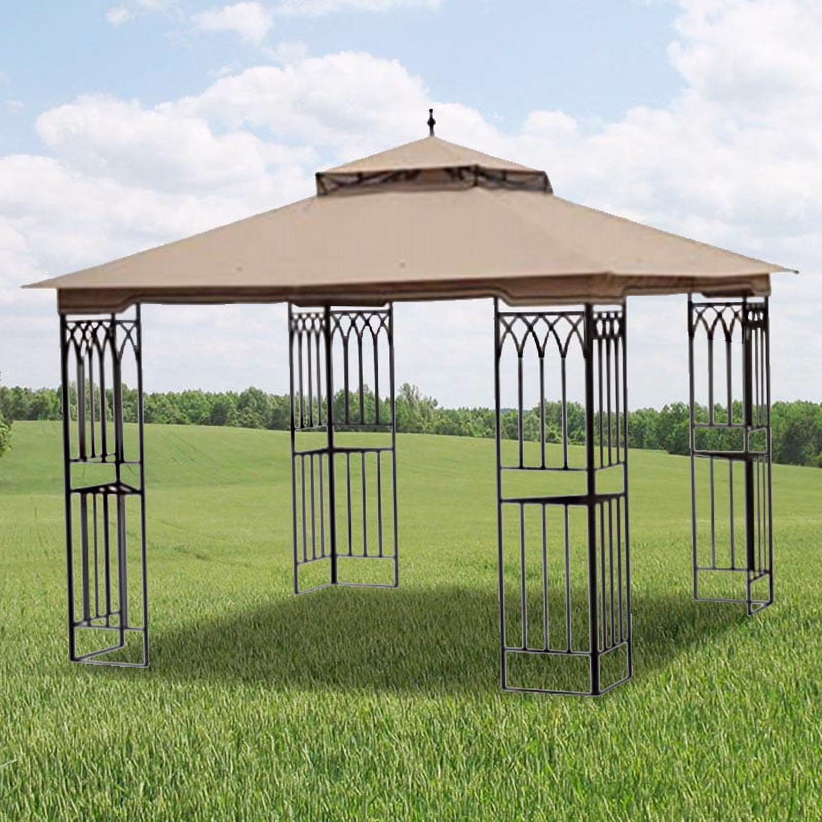 Garden Winds Replacement Canopy Top for True Value Steel Gazebo - Riplock 350