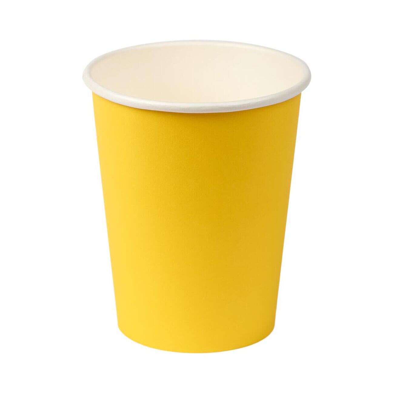 Gobelet jaune en carton 25 cl x12