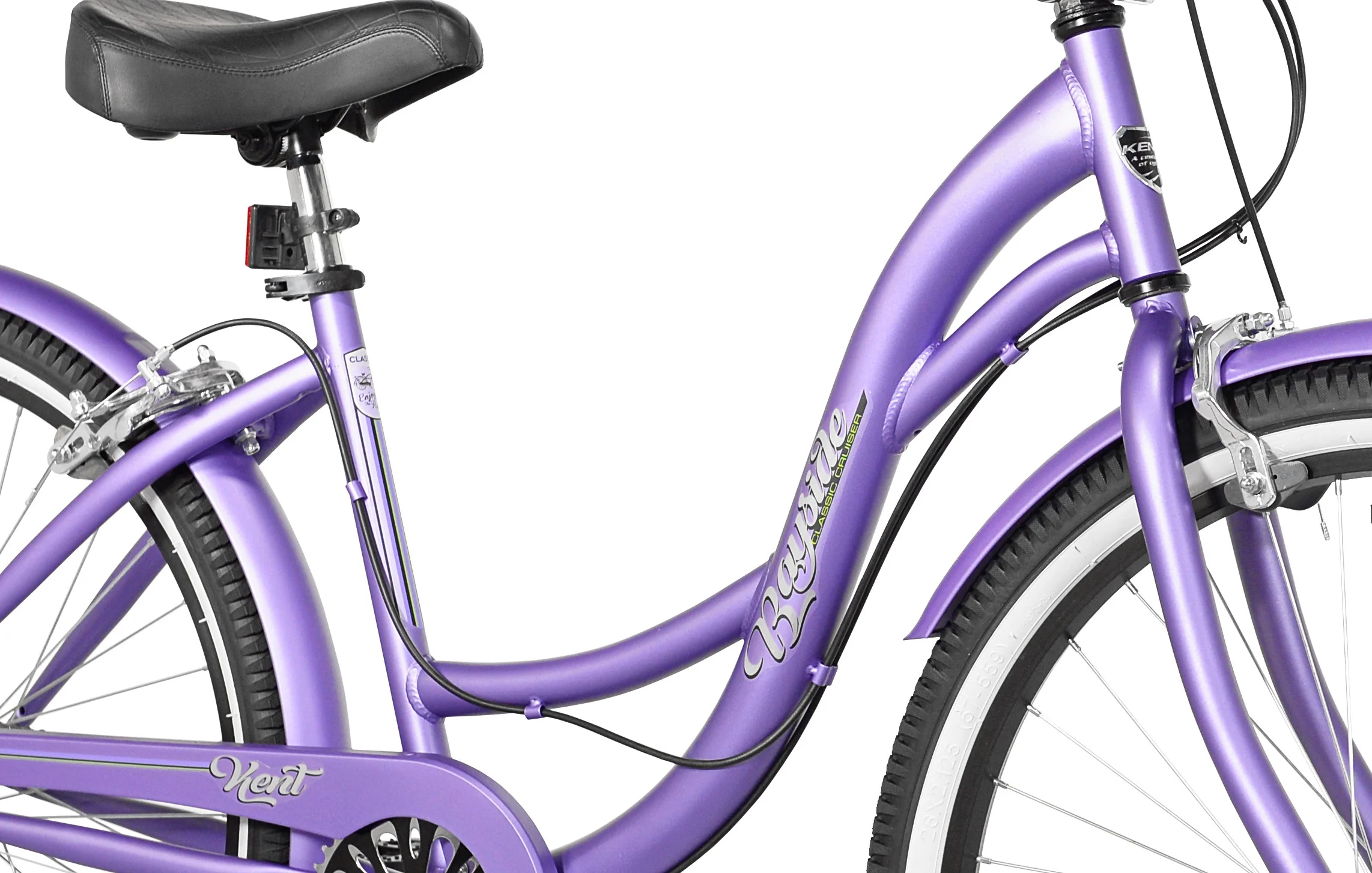 Bicycles 26" Bayside Women's Cruiser Bicycle, Purple - Image 4
