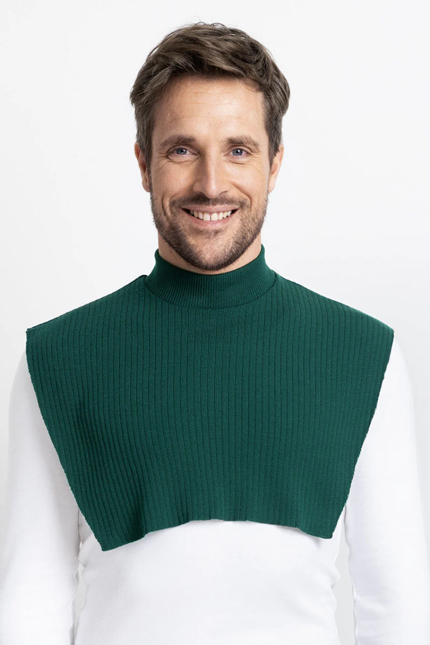 Col plastron homme et femme - vert anglais