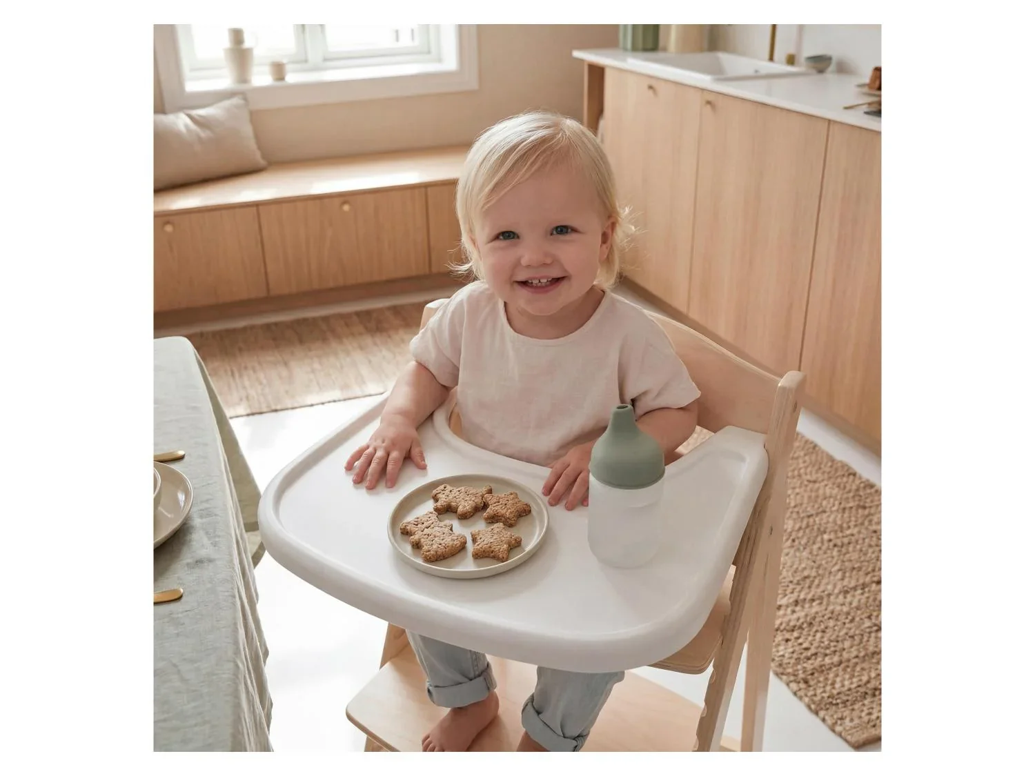 roba Plateau repas en plastique - Extension pour chaise haute
