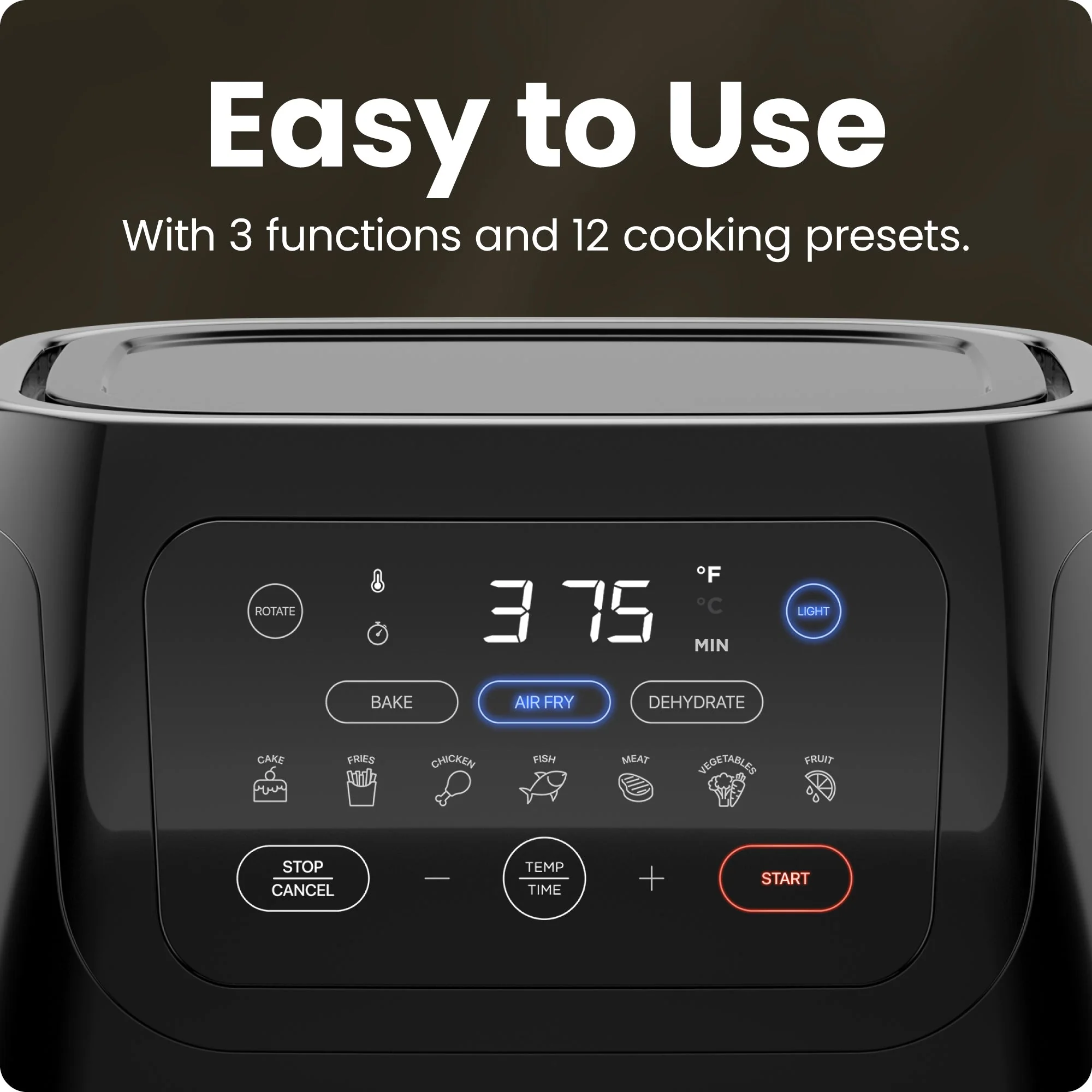 Multifunctional Digital Air Fryer - 10 Quart