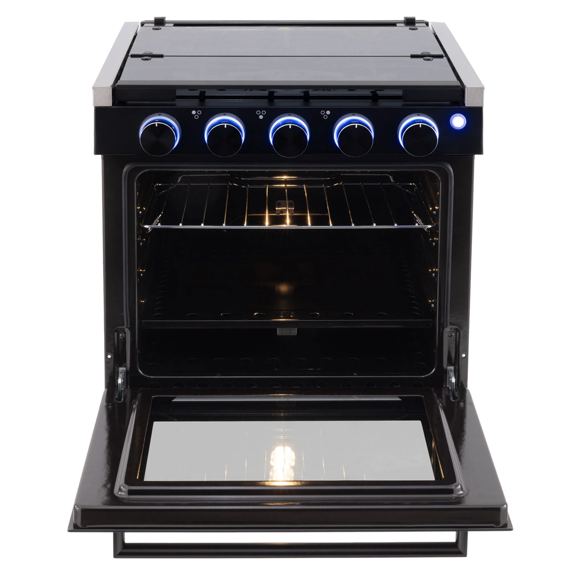 17 Inch 3 Burner Propane RV Stove Gas Range without Hood, Silver - Image 10