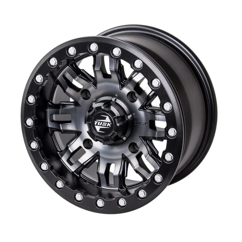 (4 Pack) 4/156 Teton Beadlock Wheel 15x10 5.0 + 5.0 Gun Metal/Black For Polaris RZR XP 1000 Desert Edition 2015 - Image 5