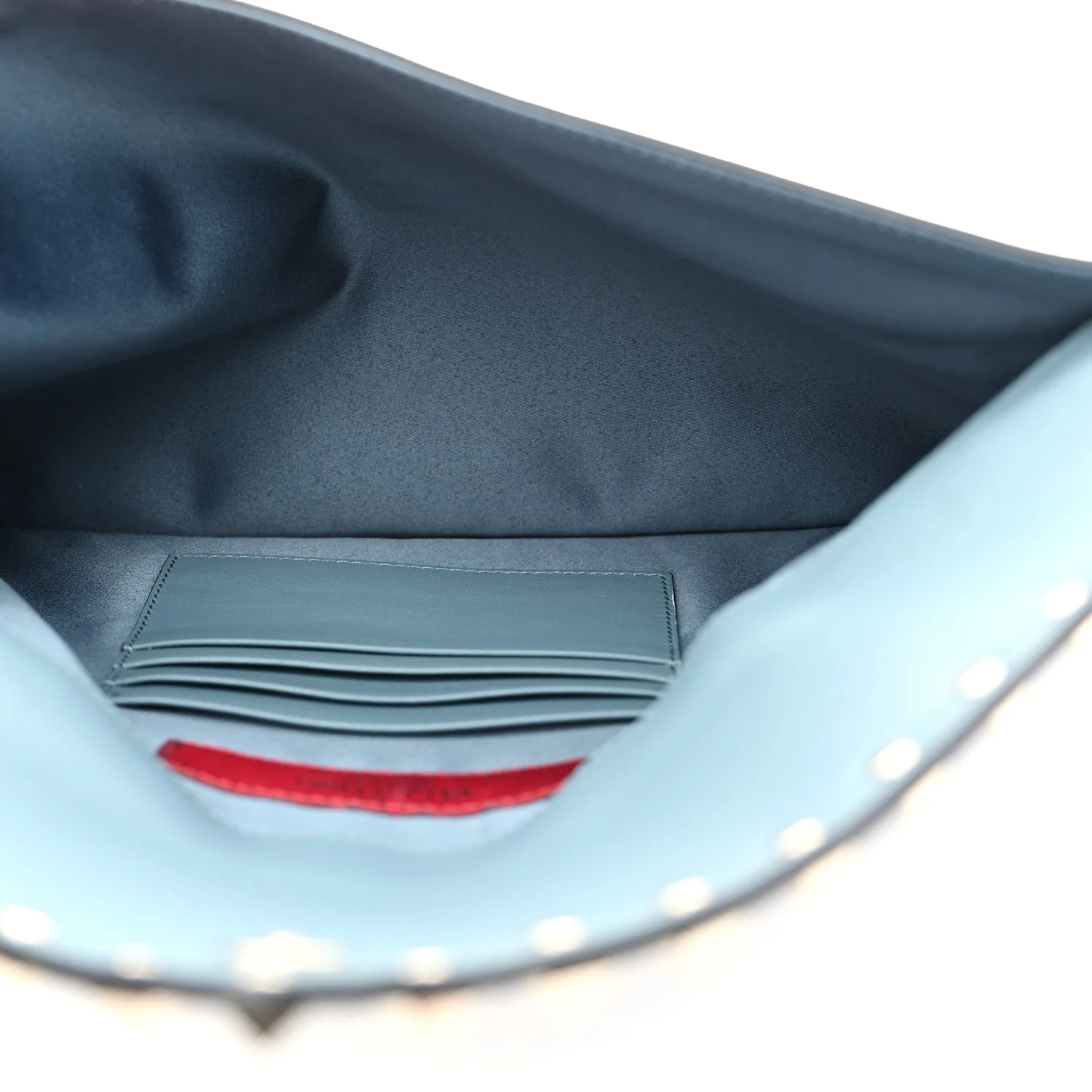 Vitello Large Rockstud Envelope Clutch Amadeus