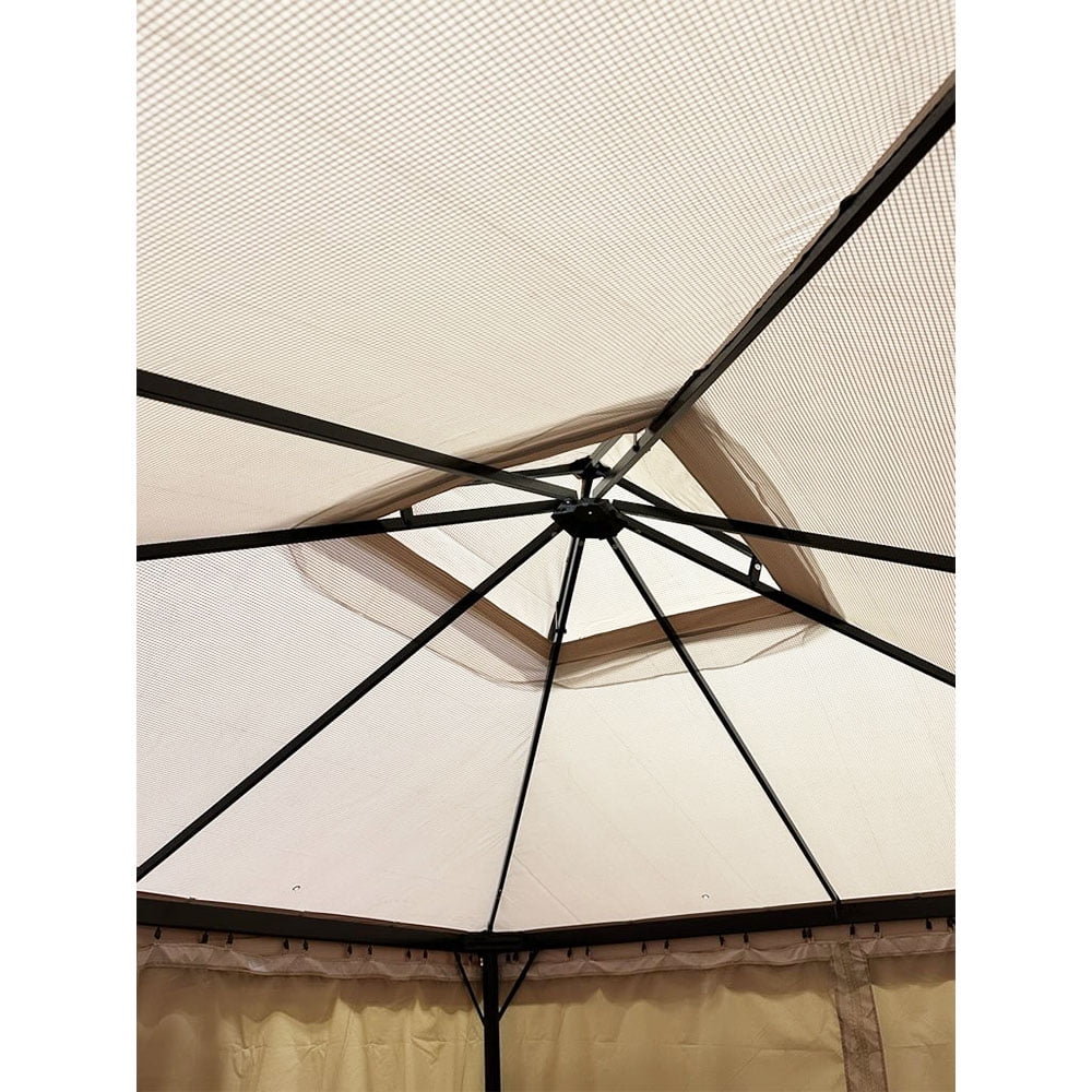 Garden Winds Replacement Canopy Top Cover Compatible with The Erommy 10’ x 12’ Gazebo - RipLock 350