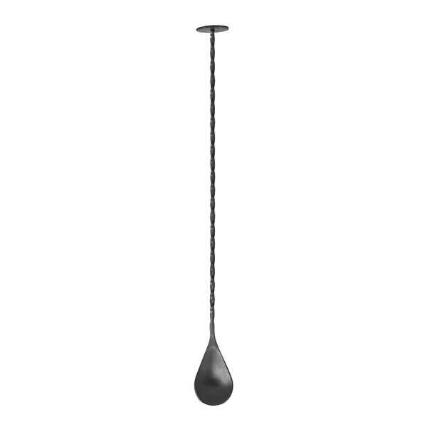 Disk barskje med muddler 29 cm smokey grey