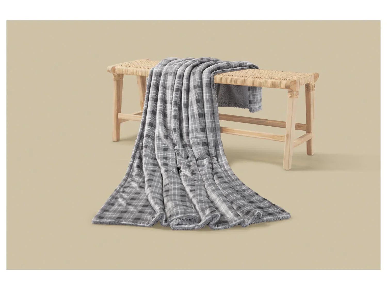 LIVARNO Plaid en microfibre