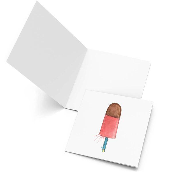 Små kunstkort kræsj pink