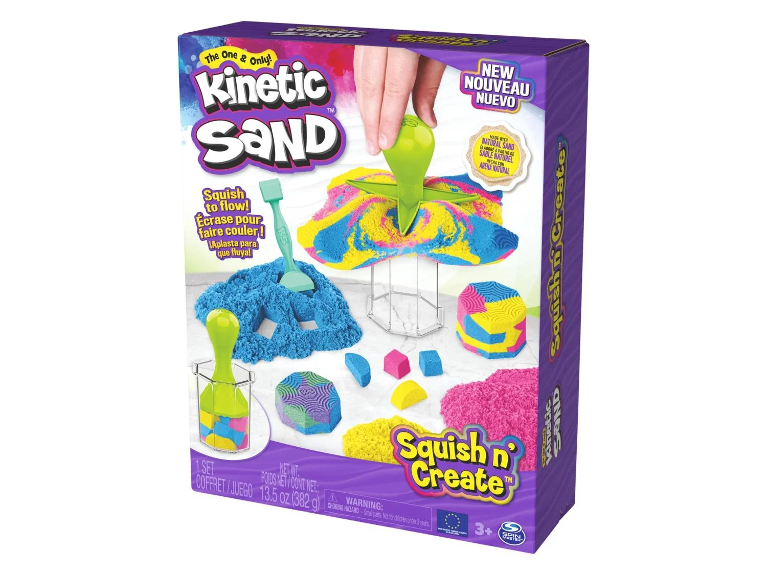 Kinetic Sand Coffret Squish N' Create