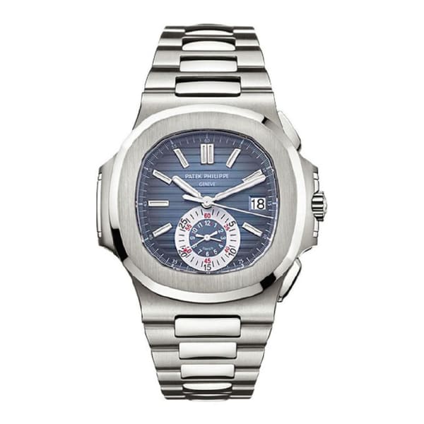【Super Clone】Patek Philippe Nautilus Blue Dial Stainless Steel Mens Watch 5980/1A-001