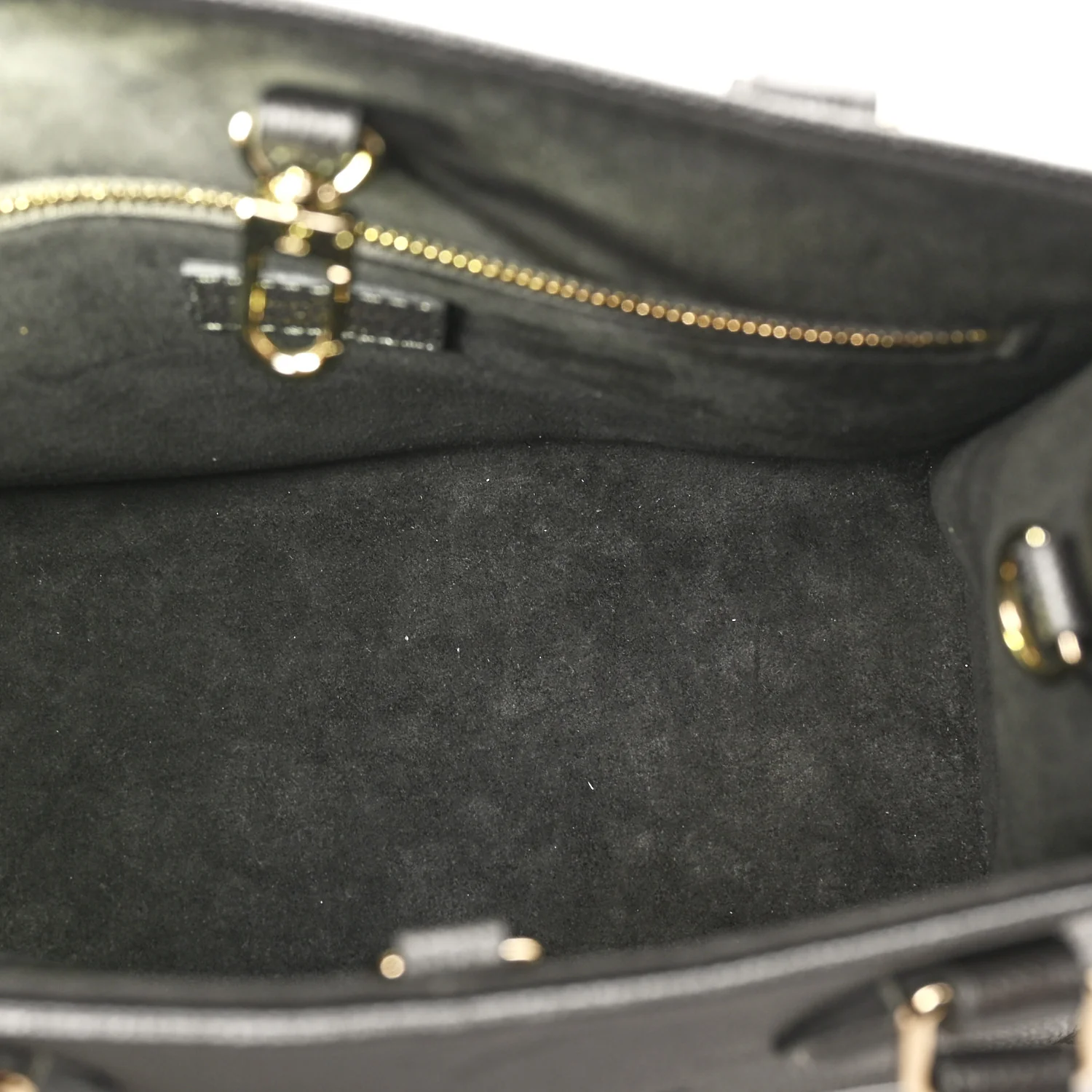 Metallic Empreinte Monogram Giant Onthego PM Gun Metal