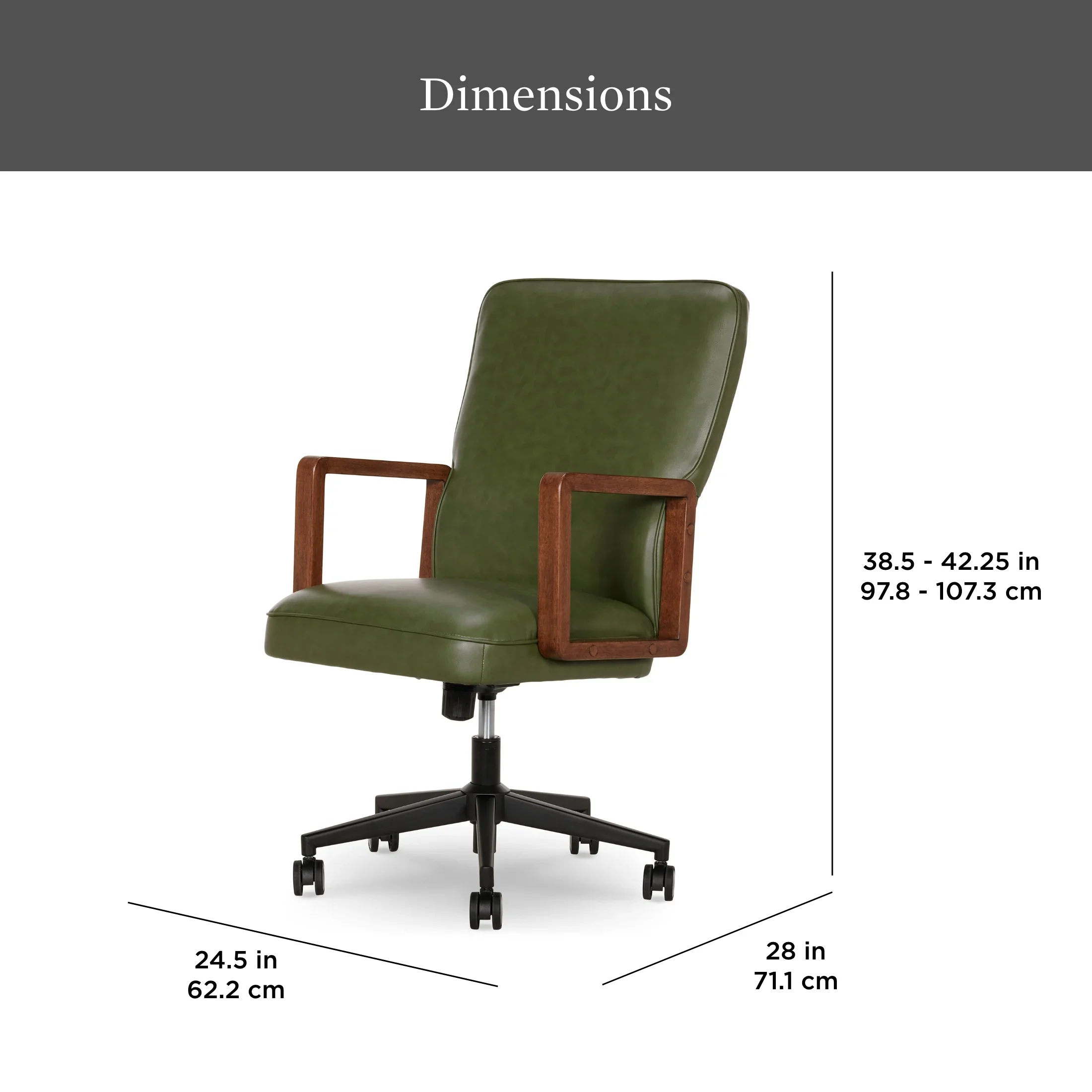Better Homes & Gardens Ezra Office Chair, Black