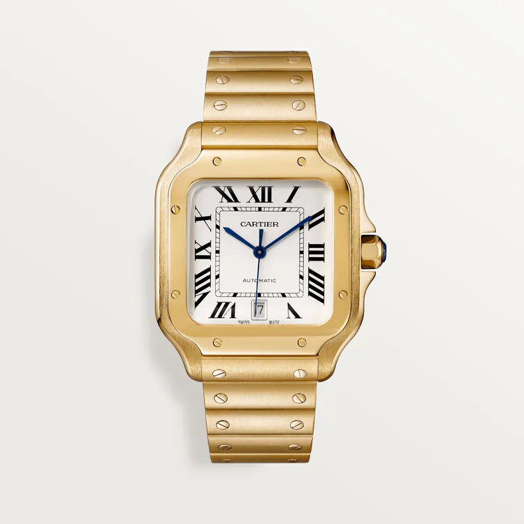 [Super Clone]SANTOS Gold 39.8mm