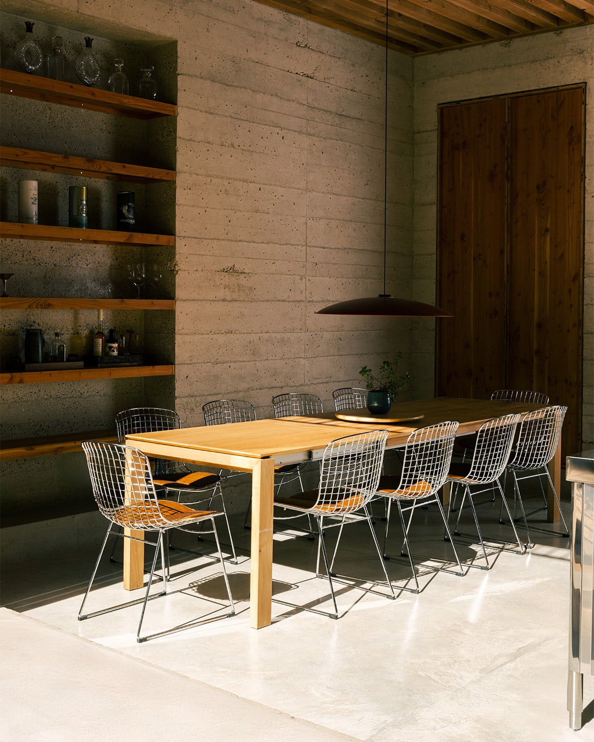 Deran - Mesa Extensible Rectangular de Comedor de Madera (195-285x90 cm) Deran