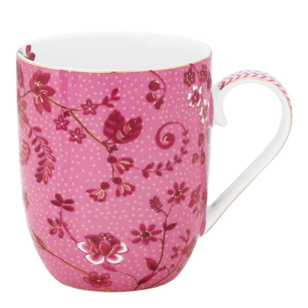 Jolie Flowers krus liten 20 cl rosa