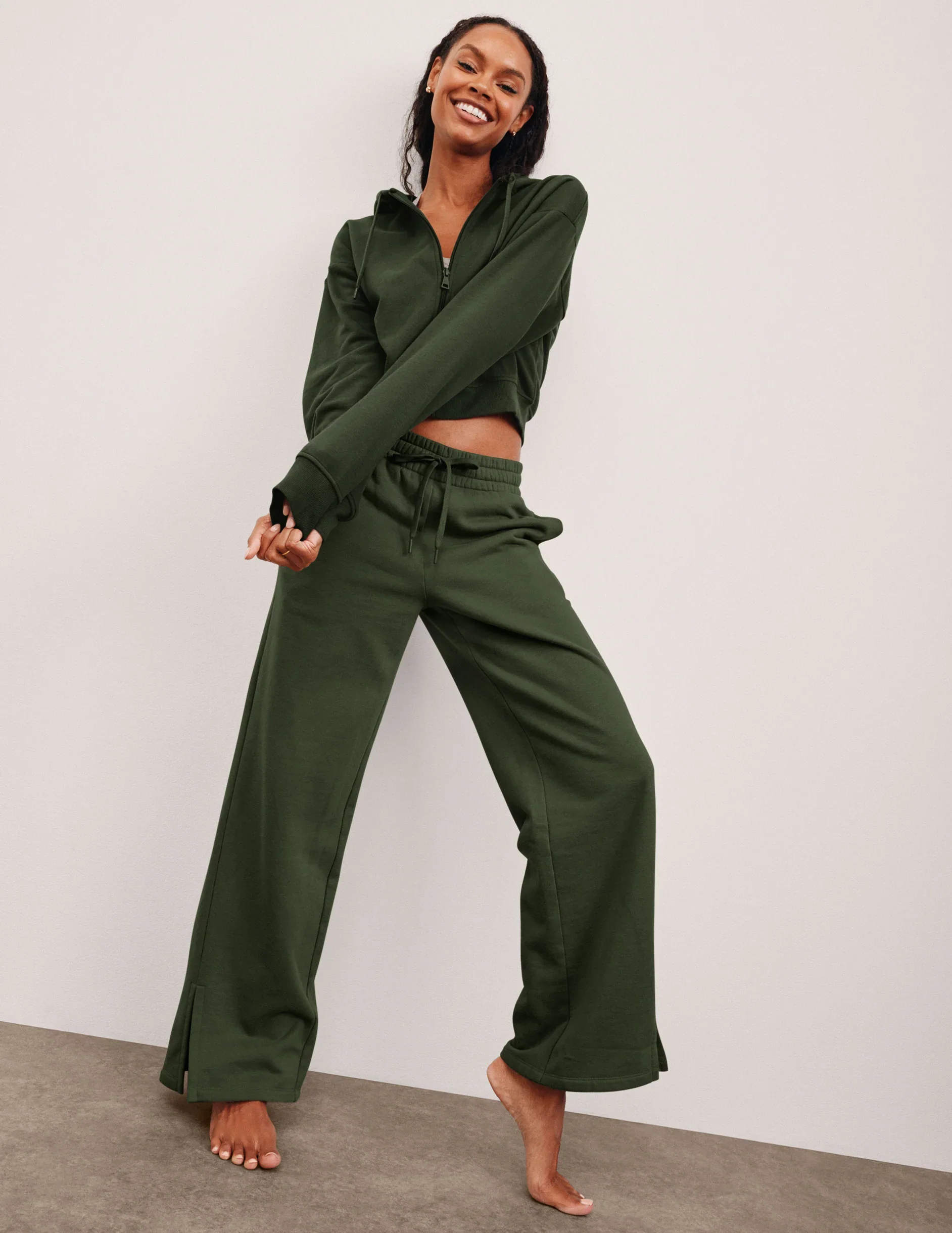 LuxeFleece™ Wide Leg Pant 31"