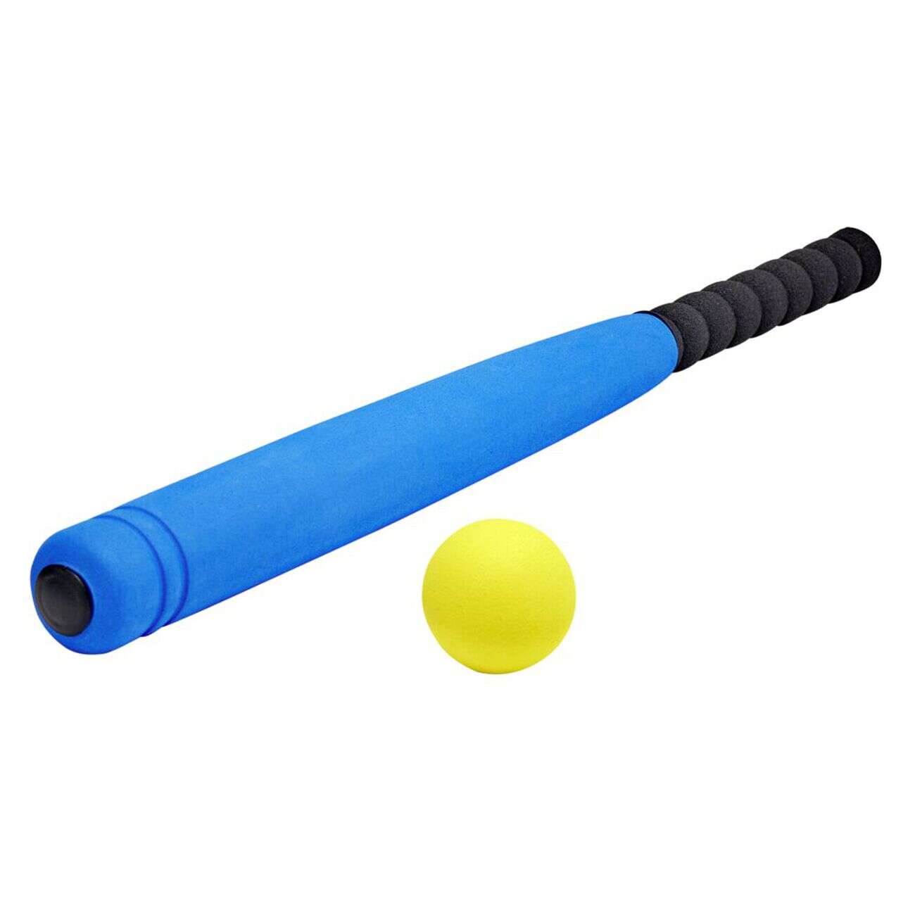 Batte de baseball en mousse avec balle Ø4,7xL53cm 2 modèles)