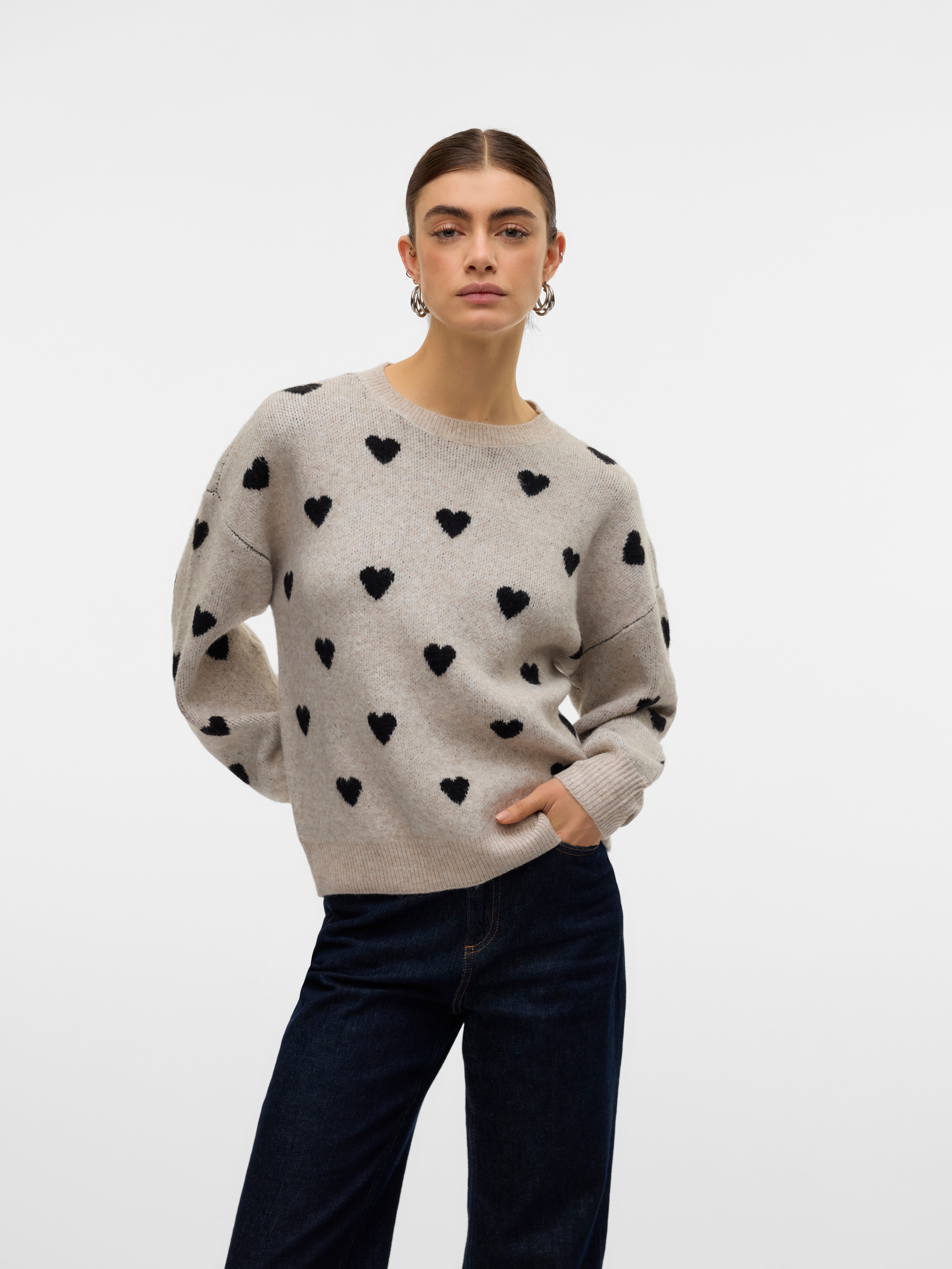 VERO MODA® AWHEART Knitted pullover