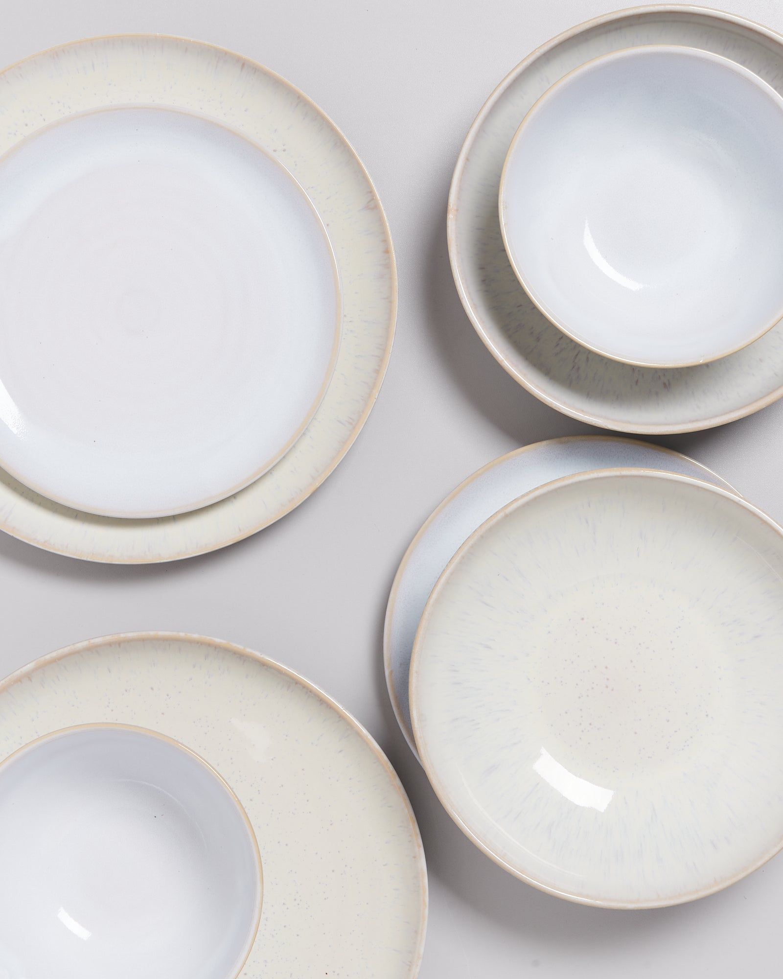 TABLEWARE SET CLASSIC SOFT SAND SAND WHITE 16 PIECES