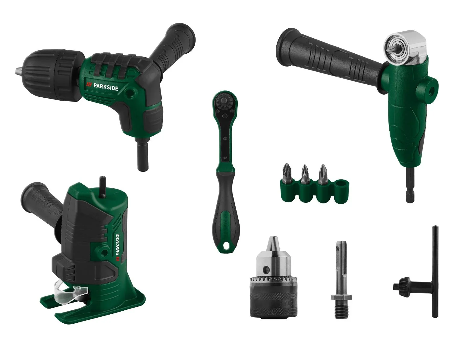 PARKSIDE Set d'accessoires d'angle