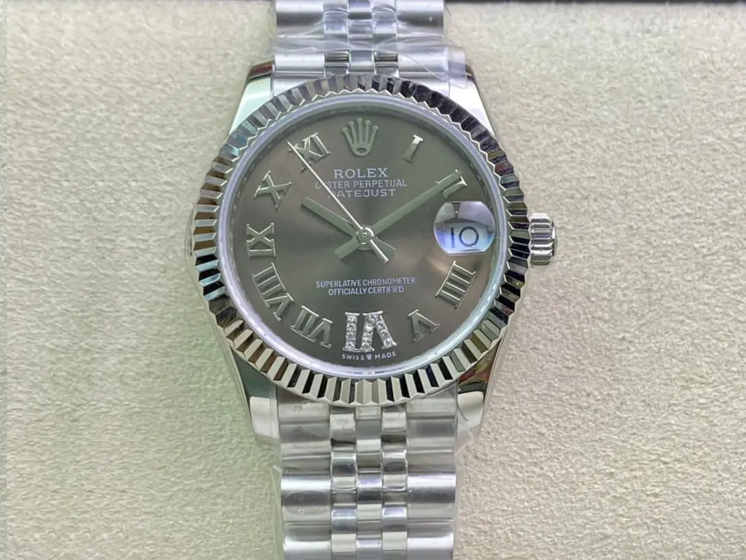 Rolex Datejust M278274-0028 31MM EW Factory Gray Stainless Steel