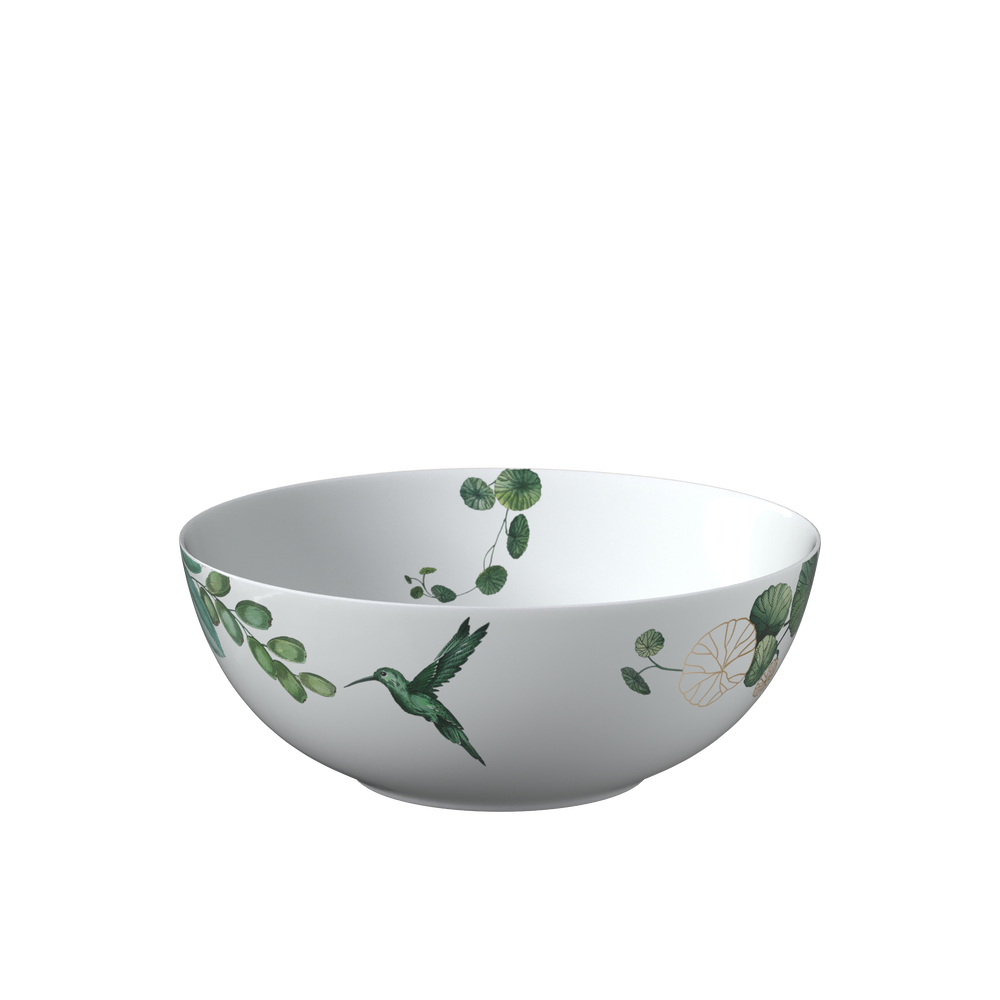 Avarua Serving Bowl - Multi-colored, 50.8 oz, Premium Bone Porcelain